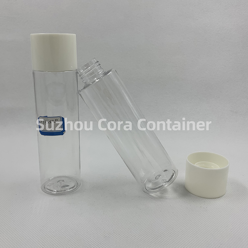 160ml kaulan koko 24mm Lemmikkieläinten kosmeettinen pullo ruuvimeissukan kanssa