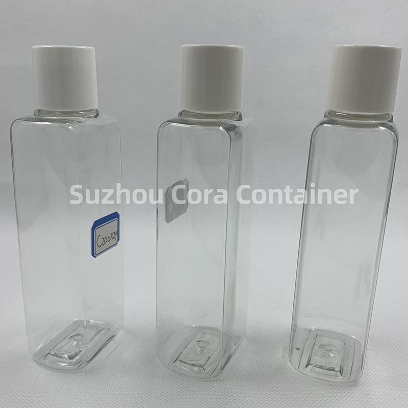 200ml kaulan koko 24mm Lemmikkieläinten kosmeettinen pullo ruuvimeissukan kanssa