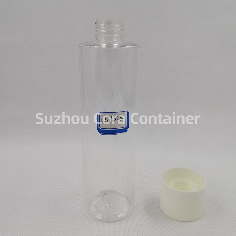 285ml kaulan koko 24mm Lemmikkieläinten kosmeettinen pullo ruuvimeissukan kanssa