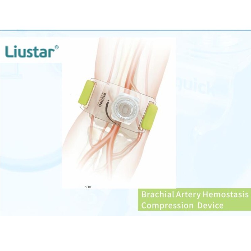 Liustar brachial valtimon hemostaasin puristuslaite