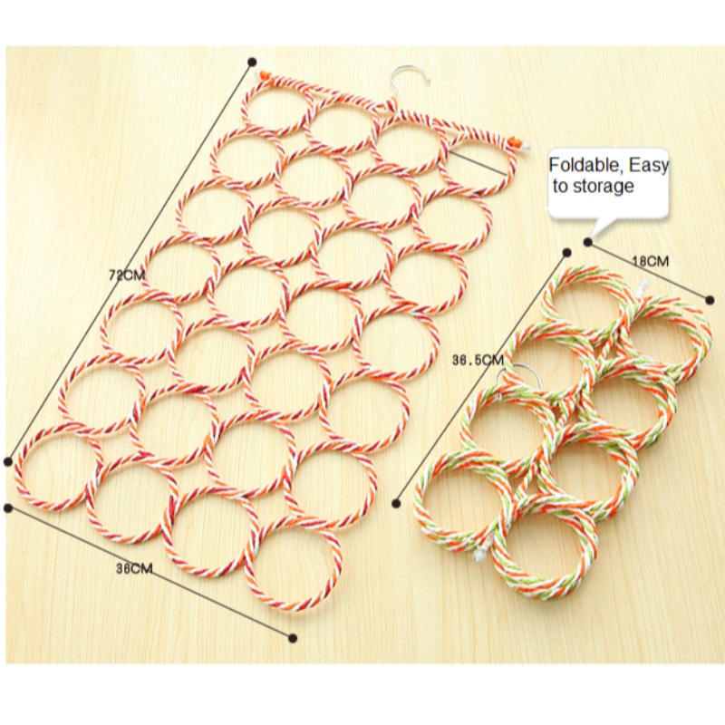 28 silmukkahuivin järjestäjän ripustimet