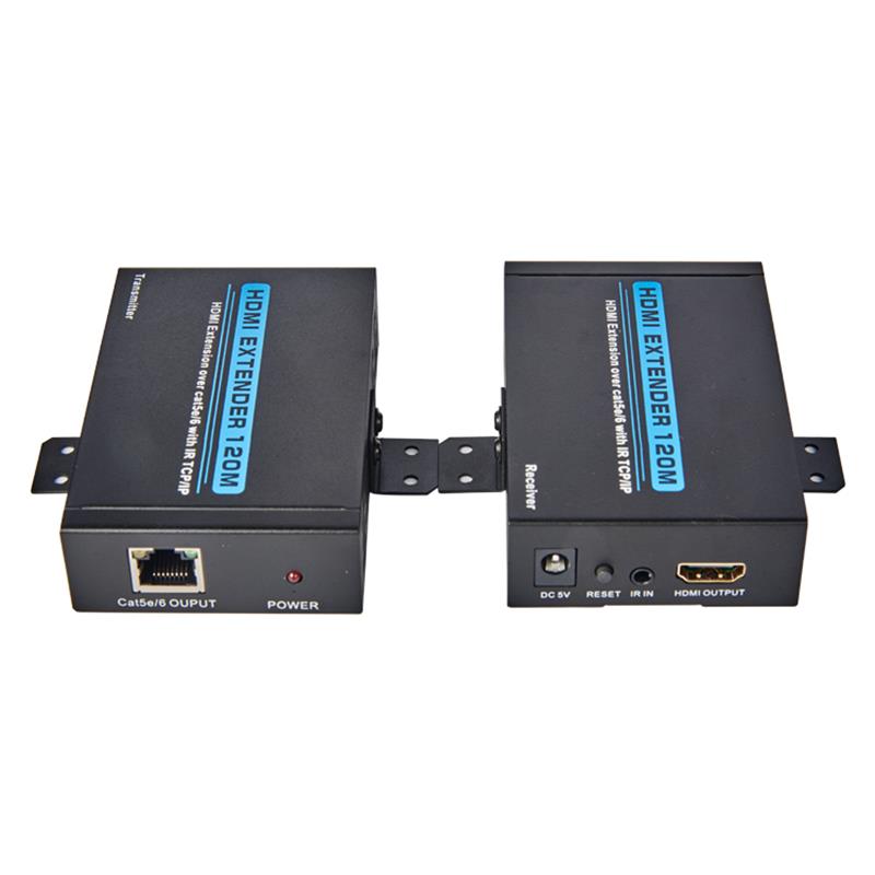 V1.3 HDMI Extender 120m yli yksi cat5e/6 kaapelituki Täysi HD 1080P