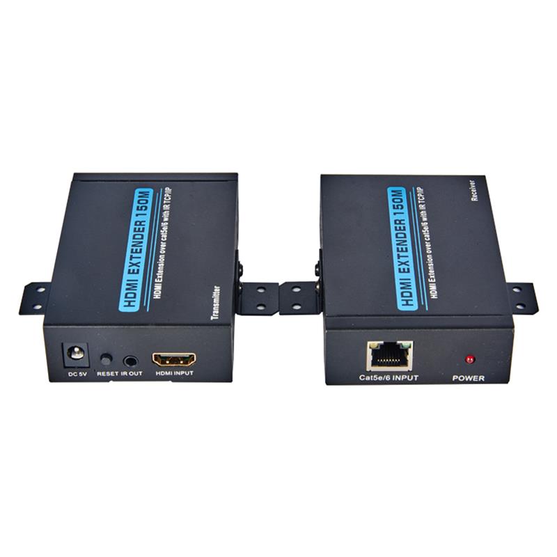 V1.3 HDMI Extender 150m yli yhden cat5e / 6-kaapelin. Tukee Full HD 1080P: tä