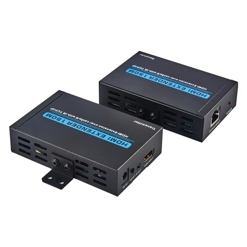 V1.3 HDMI Extender 150m yli yhden cat5e / 6-kaapelin. Tukee Full HD 1080P: tä