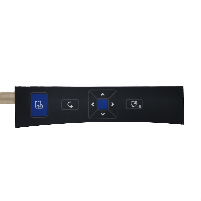 Factory PET Oma Digital Flexible Printing Membrane KeyPad Switch with Led