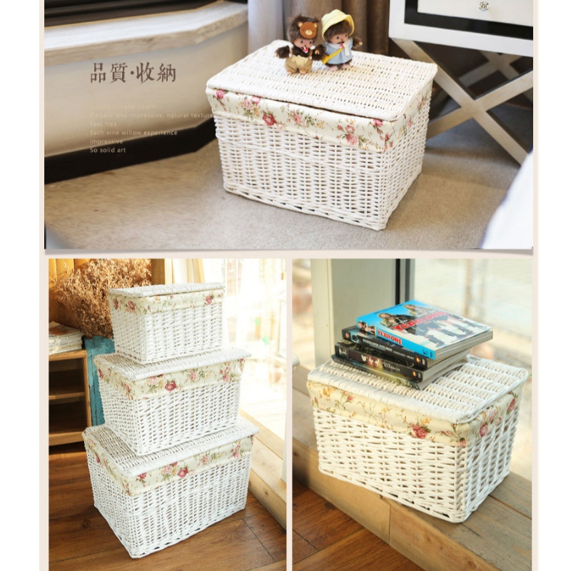 Käsintehty työpöydän säilytyskori