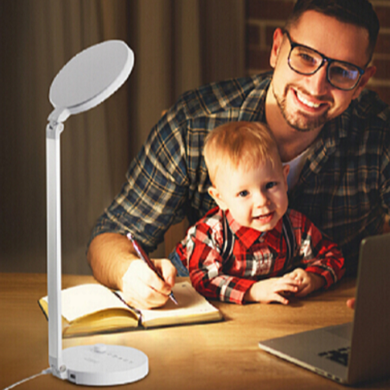 689S Vahva alumiinirunkoinen led-pöytävalaisin lukemiseen