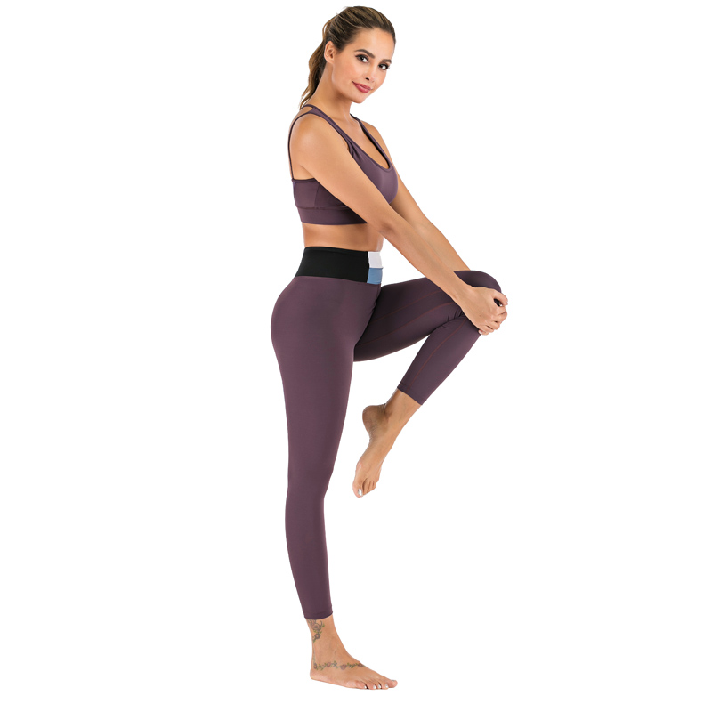 FDMF012- Naiset 2 Palaset Sports Bra Yoga Leggings