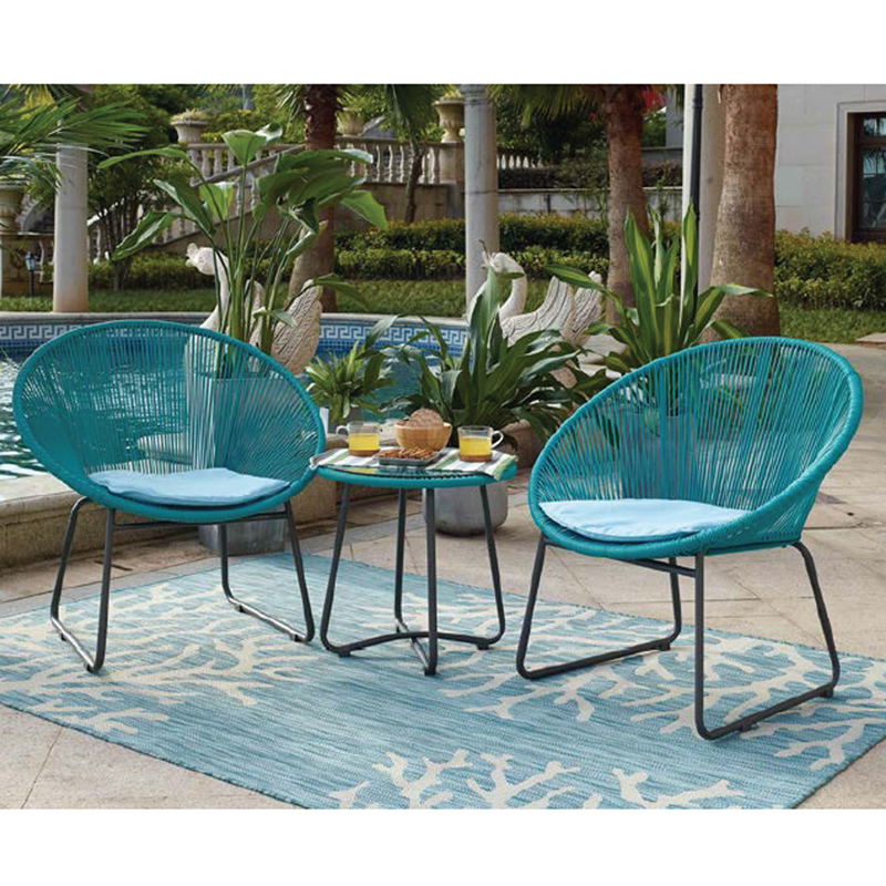 Steel &wicker 3pcs -sohva VV-604