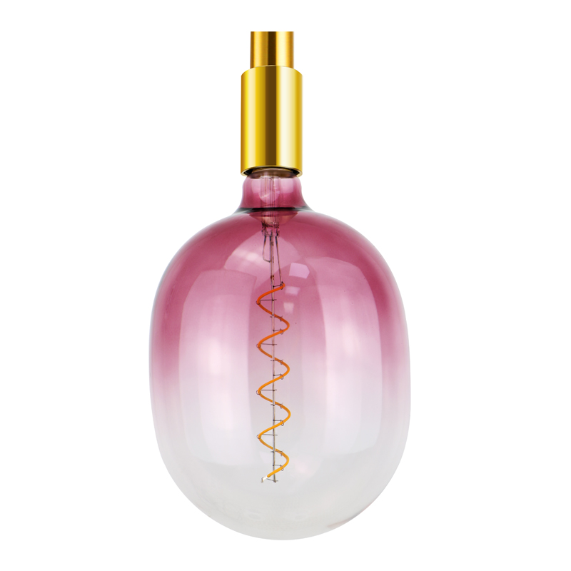 T180 EGG Gradient pinkki 80 Lumen kodin sisustus käyttää valaistua lamppulamppulamppua