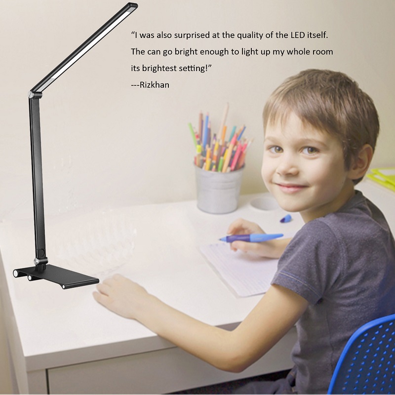 129ts Desk Lampp for Study Dimmable led table Lampp, Touch Dimmer, Color Change Base Night