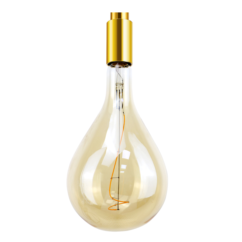 BT90 Amber väripinnoite 200lumen 2200k lämmin valkoinen spiraalihehkulamppu