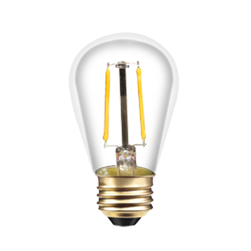 ST26 Clear 1w 2700k Pandant lead soft filament light lamp