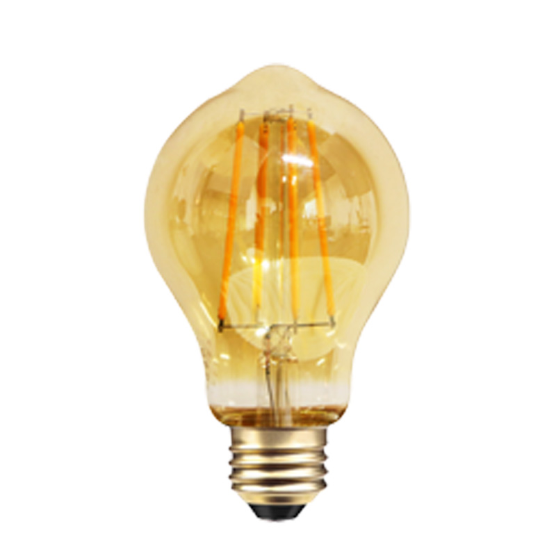 P60 2200K 2W 4W Dim non dim Amber glass lead soft filament pandant lamp