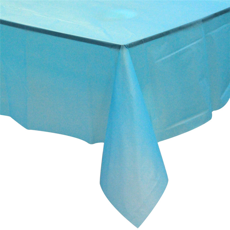 Kiinteät värit Muoviset suorakulmiot Illallinen Tablezloth Tablecover tapahtumia Decoration &Home Use