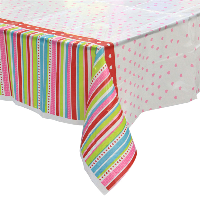 Summer Time Clear Painettu Tablecloth PVC Tablecover