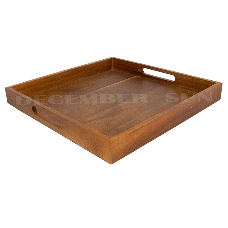 Myy hyvin bambusta valmistettu puinen tarjotin