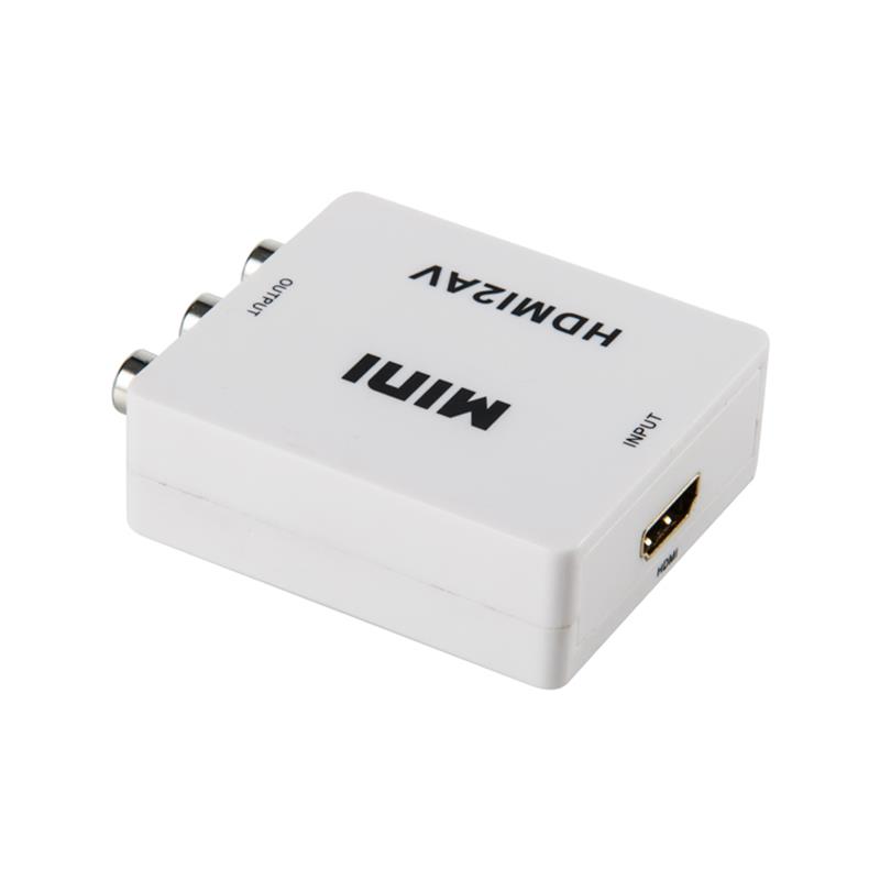 Mini-koko HDMI-AV / RCA-muunnin 1080P