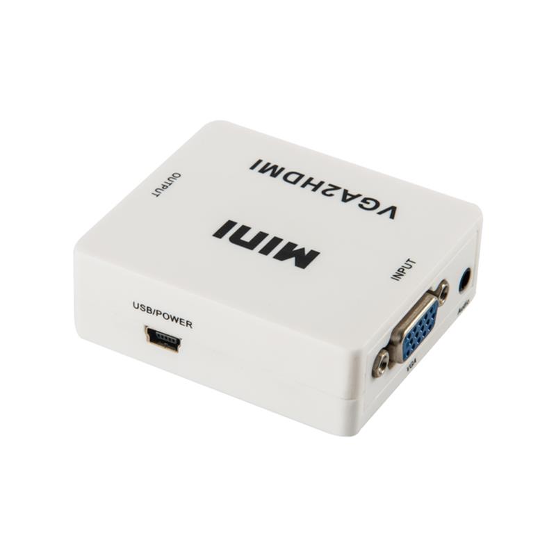 Minikoko VGA+Ääni HDMI- muuntajalle 1080P