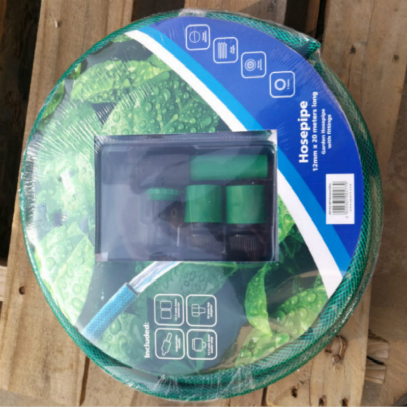 kaikki värit joustava kuitu punottu vahvistaa muovia pvc puutarhavesiletku