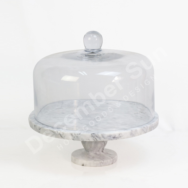 Paras hinta valkoinen marmorinen kakkujalusta
