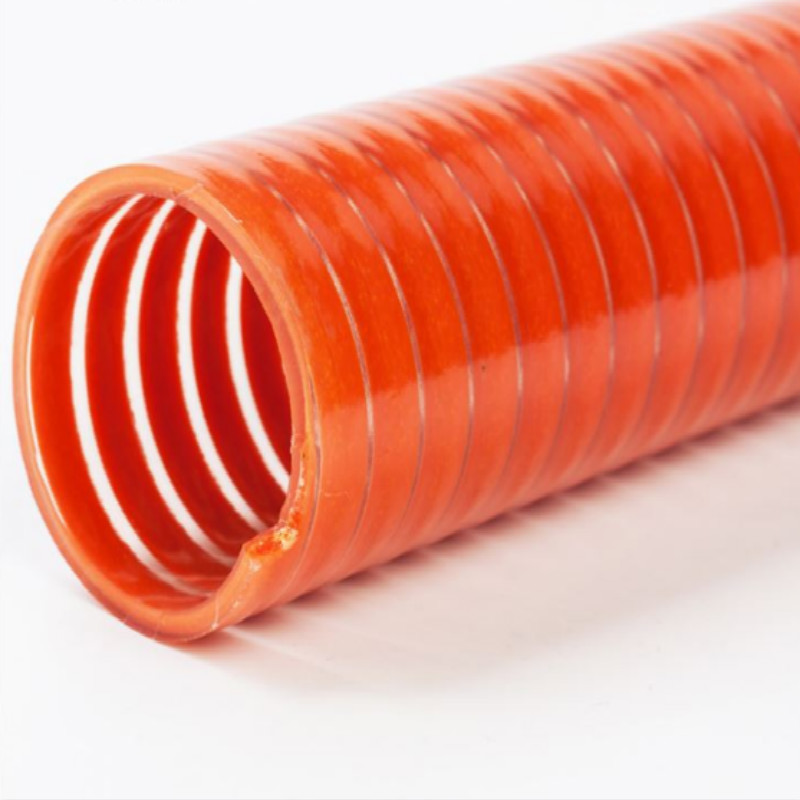 Kuuma myynti Kiinassa valmistettu värikäs korkeapaineinen PVC-aallotettu imu Helix-letku