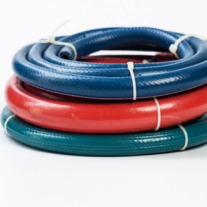 Värikäs pvc-punottu lpg-kaasuletku suoraan tehtaalta