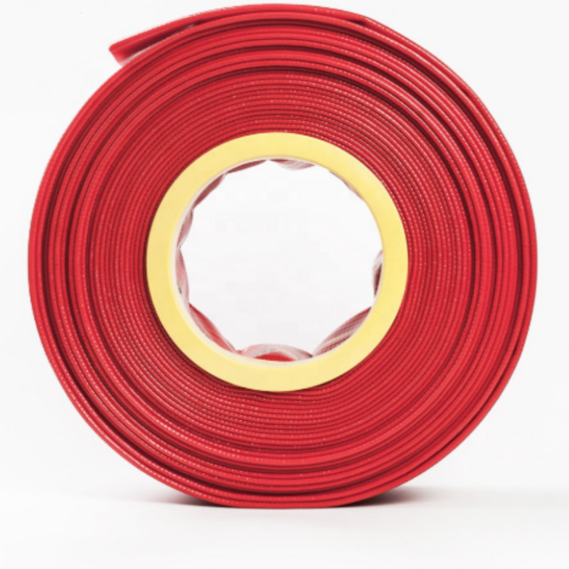 Kiinassa valmistettu anti -UV korkeapaineinen iso kokoinen layflat-letkun tyhjennyskastelu pvc-letku