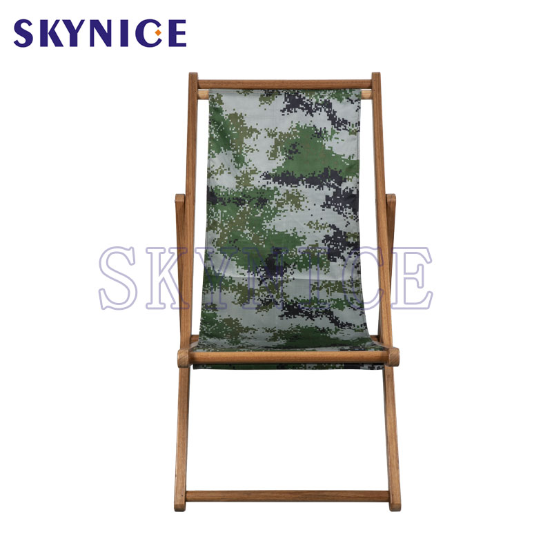 Factory Hot Salee Wooden Canvas Fodding Recling Beach Chair