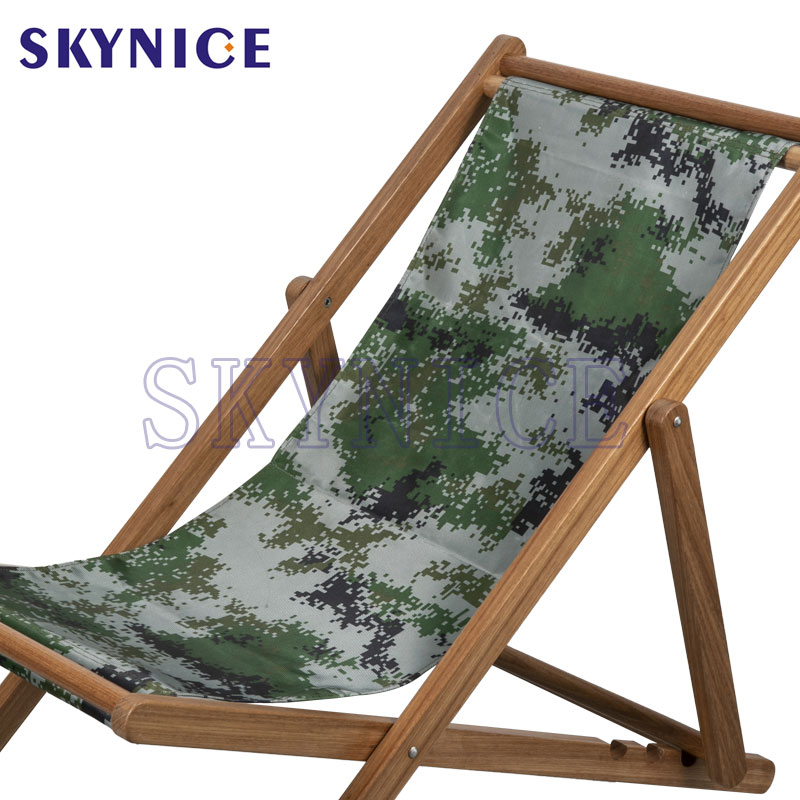 Factory Hot Salee Wooden Canvas Fodding Recling Beach Chair