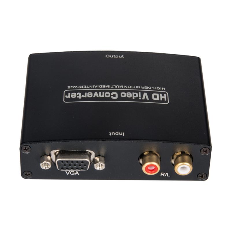 VGA + R / L-ääni-HDMI-muunnin 1080P