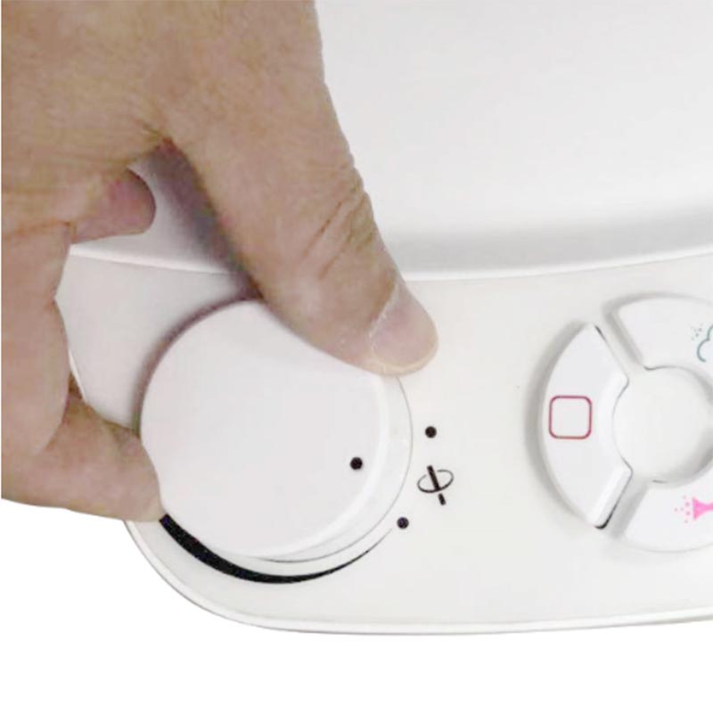 Pyöreä painikkeen bidee-wc-istuin