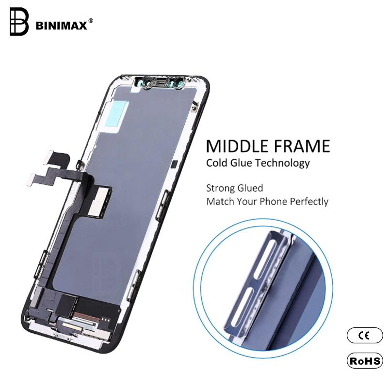 BINIMAX FHD LCD-matkapuhelimen LCD-näytöt ip X: lle