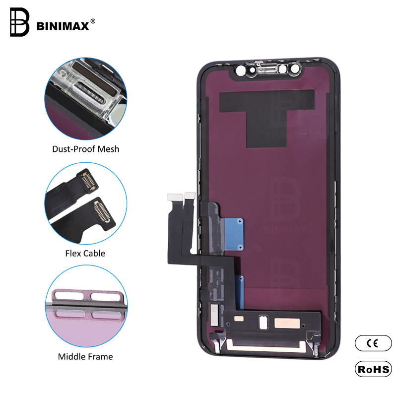 BINIMAX FHD LCD-matkapuhelimen LCD-näytöt ip XR: lle