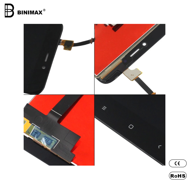 BINIMAX Mobile Phone TFT LCD- näyttö Redmi 4x: lle