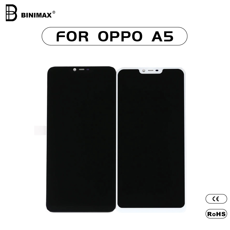 Mobile Phone LCD- näyttö BINIMAX- korvaava näyttö OPPO A5- matkapuhelimelle