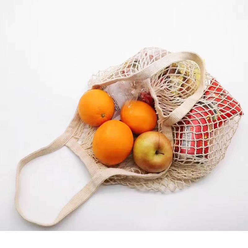 Ympäristöystävällinen puuvillaverkkopussi