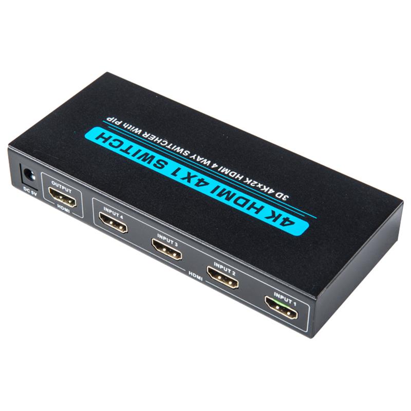 V1.4 4K/30Hz HDMI 4x1 Switcher PIP Support 3D Ultra HD 4K*2K/30Hz