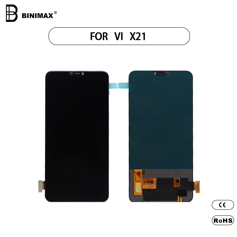Matkapuhelimen TFT-LCD-näytöt Kokoonpanon BINIMAX-näyttö VIVO X21: lle