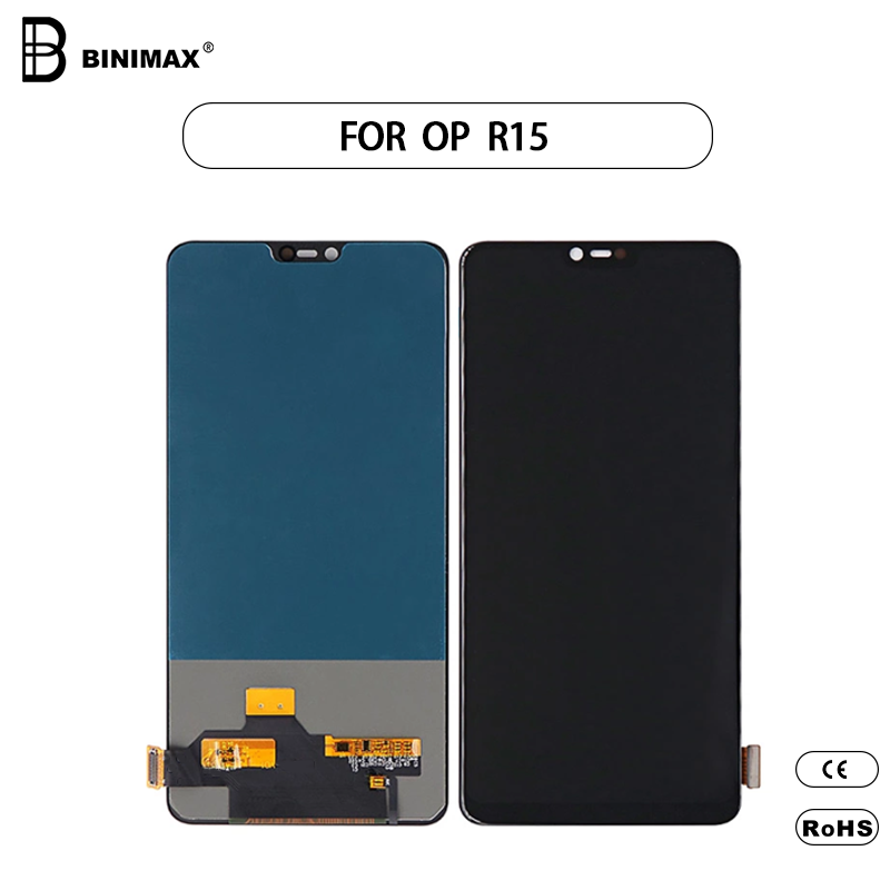 Mobile Phone TFT LCD- näyttösarja BINIMAX- näyttö OPPO R15- ohjelmaa varten