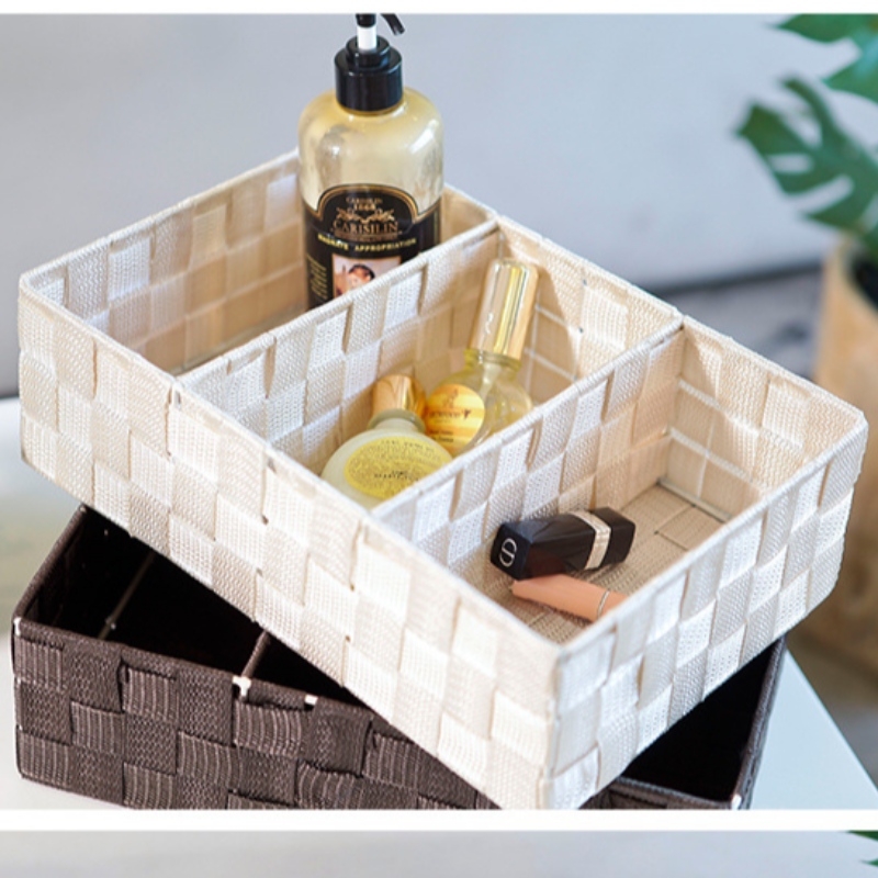 -Käsintehty kudottu polypropeenikangaskori