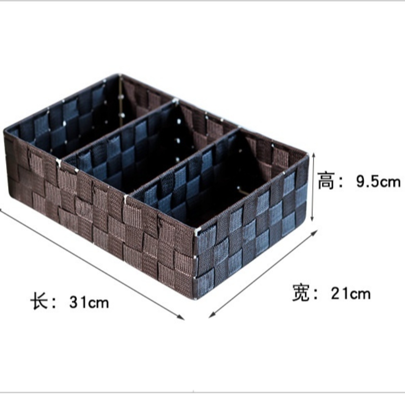 -Käsintehty kudottu polypropeenikangaskori
