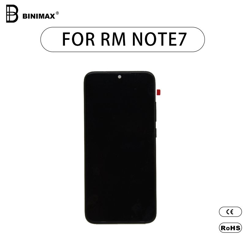 Mobile Phone LCD- näyttö BINIMAX- korjaus kännykän näyttö punaiselle nuotille 7
