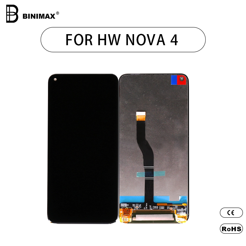BINIMAX matkapuhelimen TFT-LCD-näytöt Kokoonpanonäyttö HW nova 4: lle