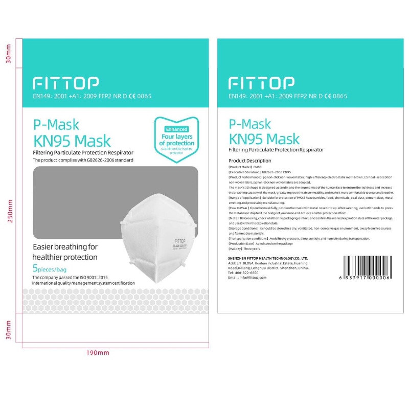 EY,FDA---FITTOP Kn95