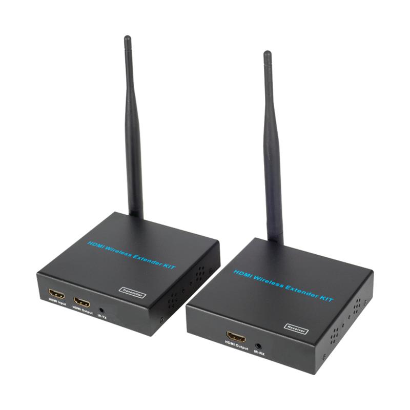 Langaton 100M: n langattoman HDMI-laajennusohjelman WIFI-tuki 3D Full HD 1080P