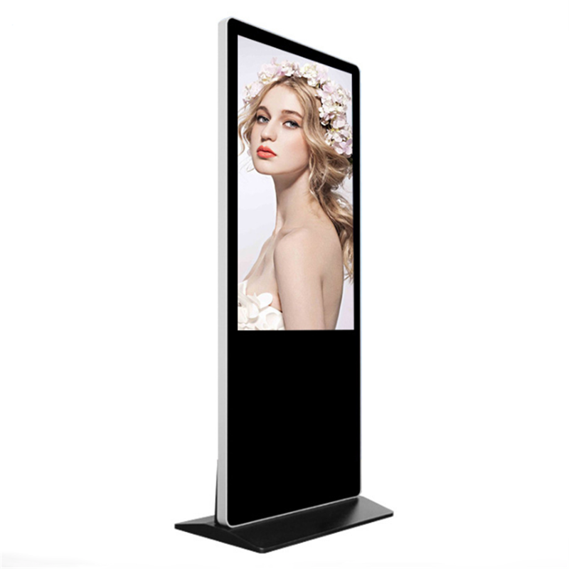 55-tuumainen lattiassa edullinen Digital Signage Advertising Player -taulu ostoskeskuksen, ketjun myymälän ja pankkisaulan kanssa