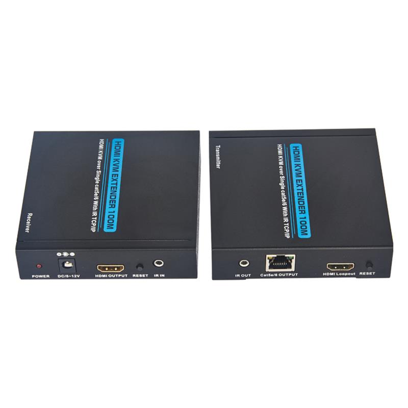 HDMI KVM Extender 100m yli yksi cat5e/6 Support Full HD 1080P