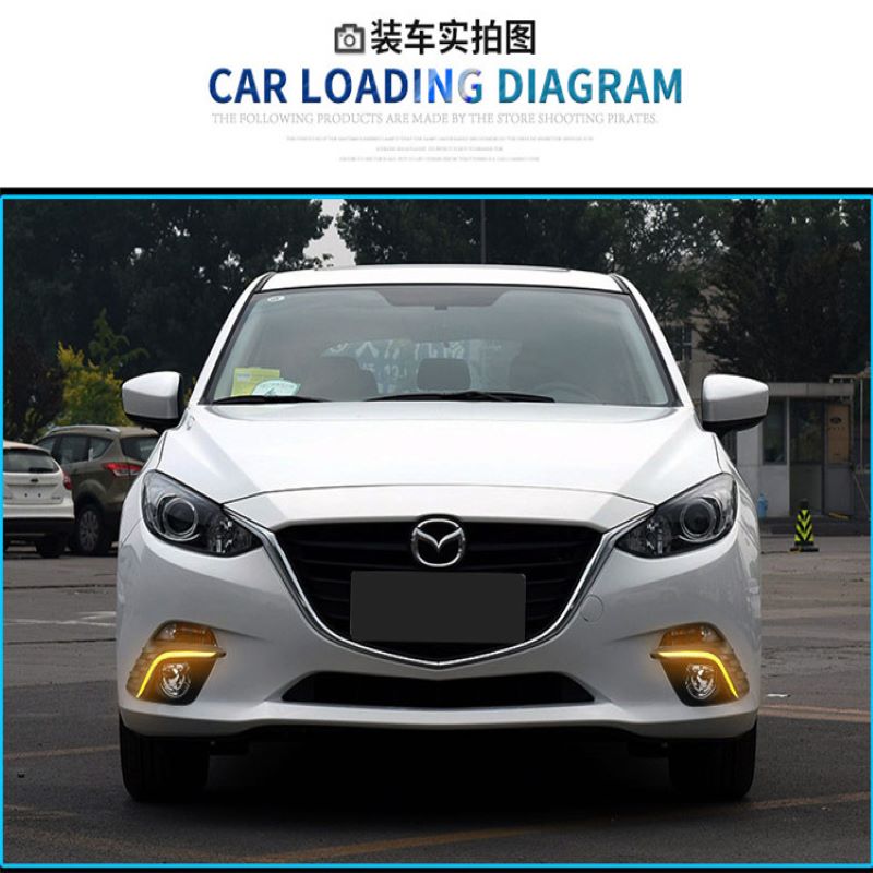 Päiväsaikaan kuluva valo Mazda 3 Axela 2014~2016,Foglamp for Mazda 3 Axela DRL