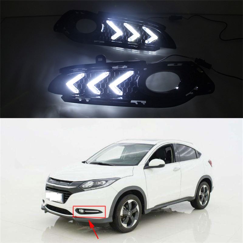 Päivänvalossa Honda Hrv/Vezel 2015~2017,Foglamp for Honda Hrv/Vezel 2015~2017 DRL